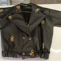 کاپشن چرم زنانه نونومعاوضه با پافر سیلیکونی