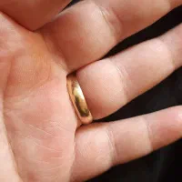 انگشتر حلقه ساده ۵ درصد وزن ۱ گرمو.۳۰ سوت|جواهرات|نورآباد ممسنی, |دیوار