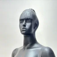 مانکن مشکی  بدون خط وخش 3عدد