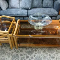 میز پذیرایی به همراه ۳ عدد عسلی