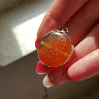 آویز دعا نقره
