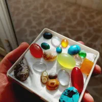 تعداد سنگهای عقیق و فیروزه