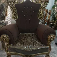 مبل سلطنتی پرمنبت شاهانه۹نفره همراه میز|مبلمان خانگی و میز عسلی|اصفهان, قهجاورستان|دیوار