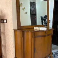 اینه و کنسول منبت کاری در حد نو