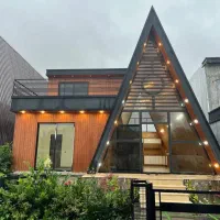 ویلا نما سوئیسی با روف شهرک اصیل سندتک برگ