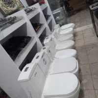 توالت فرنگی کار کرده تمیز