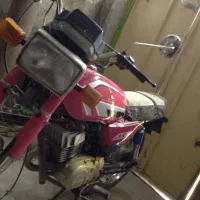 سو زوکی 100|موتورسیکلت|کاکی, |دیوار