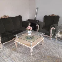 فروش مبلمان و میز وسط و دوتا عسلی در حد نو|مبلمان خانگی و میز عسلی|شاهرود, |دیوار