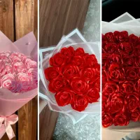 گل روبانی|گل مصنوعی|دیواندره, |دیوار