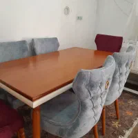 میز غذا خوری ۶نفره|میز و صندلی غذاخوری|رباط‌کریم, رباط‌کریم|دیوار