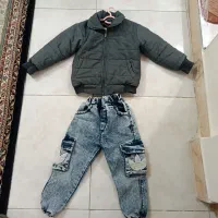 کاپشن و شلوار لی