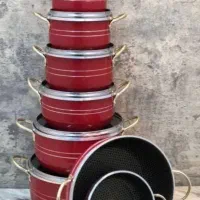 قابلمه تفلون ۱۴پارچه زنبوری