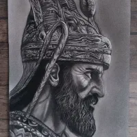 سفارش چهره ، سیاه قلم ، هدیه ،