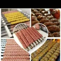مواد کوبیده گوشت و مرغ خمیرفلافل تازه