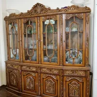 بوفه (ویترین) چوبی منبتکاری|بوفه، ویترین، کنسول|تهران, میرداماد|دیوار