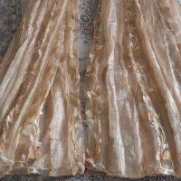 پرده حریر با والن