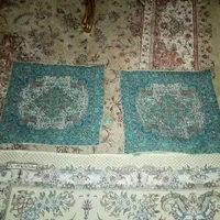 رومیزی ۳عدد با ۴عدد روی کوسن باهم ۵۰۰تومان|پرده، رانر، رومیزی|تهران, سنگلج (شاپور)|دیوار
