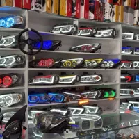 سیستم صوتی،مانیتور،روکش صندلی‌،چراغ،شیشه دودی