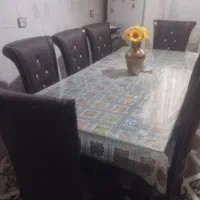 میز غذا خوری چوبی