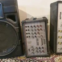 ۱۲ عدد باند و دو عدد میکسر قدیمی|سیستم صوتی خانگی|همدان, |دیوار