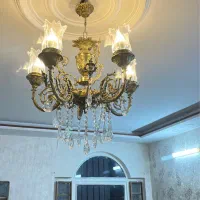 لوستر برنجی سلطنتی پنج شاخه