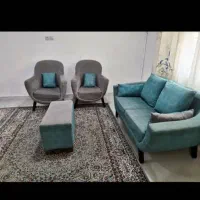 مبلمان نیم ست پنج نفره در حد نو|مبلمان خانگی و میز عسلی|اهواز, کوی نفت|دیوار