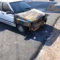 پراید ۸۸  قسمت جلو سوخت