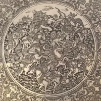 سینی قلمزنی جنگ نادرشاه