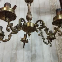 لوستر برنجی|لوستر و چراغ آویز|بندر انزلی, لاله|دیوار