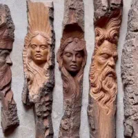 دکور  چوبی  دارکوب