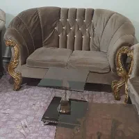 مبل ۷ نفره همراه با میز عسل|مبلمان خانگی و میز عسلی|پارس‌آباد, |دیوار