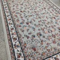 2تخته فرش 9متری نو و اکبند  طوسی افشان