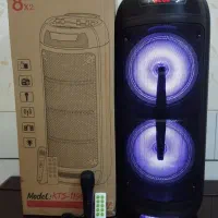 اسپیکر ۸اینچ دوبل برند kts با میکروفون|سیستم صوتی خانگی|اراک, |دیوار