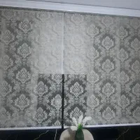 ۲عددپرده زبرا تمیز سالم جدا ازهم