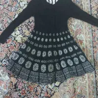 لباس مشکی بافت کرکی