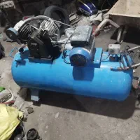 پمپ باد ۲۵۰ لیتری جفت سیلندر درحد