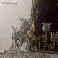 لوستر ۳ شاخه ۶ شعله (برنز اصل)