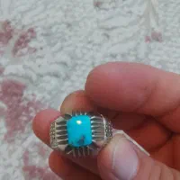 انگشتر فیروزه رکاب دستساز