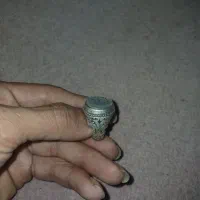 انگشتر نقره با سنگ عقیق