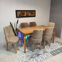 پارچه مازراتی در انواع میز نهار خوری انصاری 460|میز و صندلی غذاخوری|دوگنبدان, |دیوار