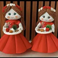 عروسک هفت سین به دست