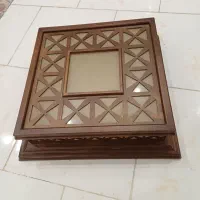 لوستر سقفی چوبی دارکار  ۵شعله و تک شعله