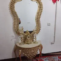 آینه شمعدان برنز