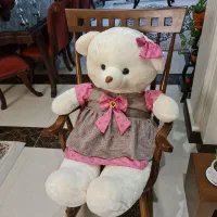 عروسک خرس تدی بزرگ ارتفاع ۱۱۰ سانتیمتر