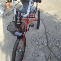 چرخ قرمز رنگ دنده ای|دوچرخه، اسکیت، اسکوتر|اراک, |دیوار