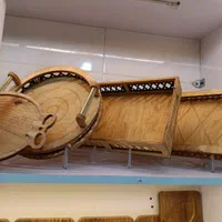 سینی چوبی مشبک دسته دار|ظروف سرو و پذیرایی|مشهد, رده|دیوار