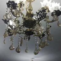 لوستر وتلفن برنجی سنگین