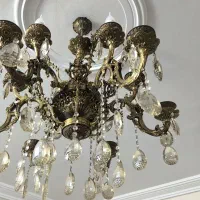 لوستر برنجی وزن بالا|لوستر و چراغ آویز|تهران, امام زاده حسن|دیوار