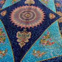 فرش دستبافت تمام ابریشم امضادار قم/اقساط|فرش|مشهد, کوه سنگی|دیوار