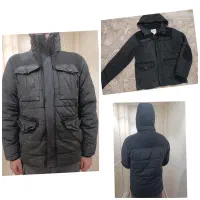 ۲ عدد کاپشن مردانه خارجی سالم تمیز کاپشن پر موتور